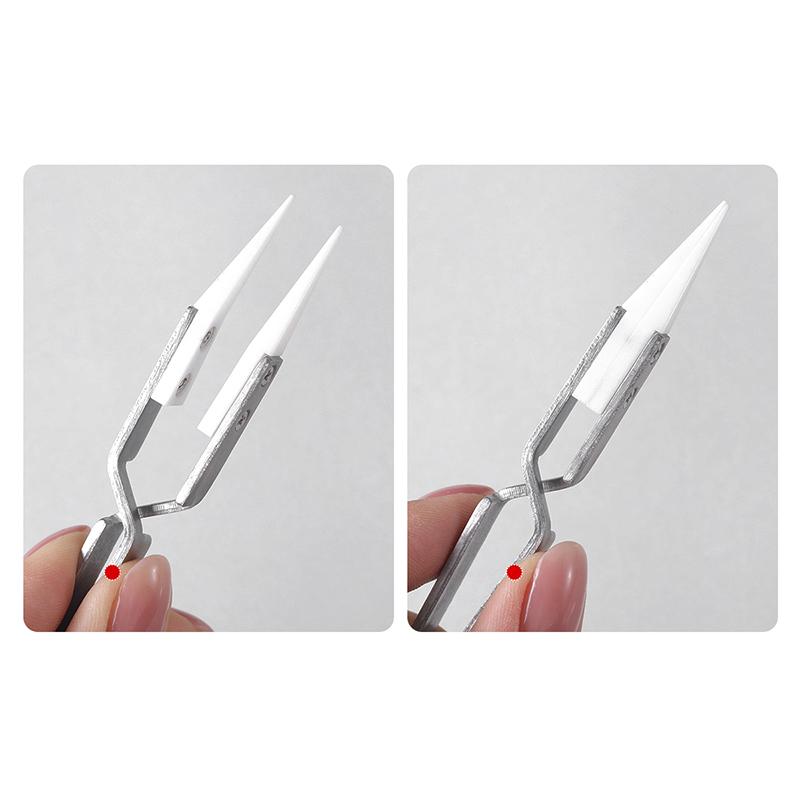 Инструмент для формирования ногтей из нержавеющей стали Пинцет Зажимы для наращивания ногтей Для наращивания ногтей Нейл-арт Маникюр