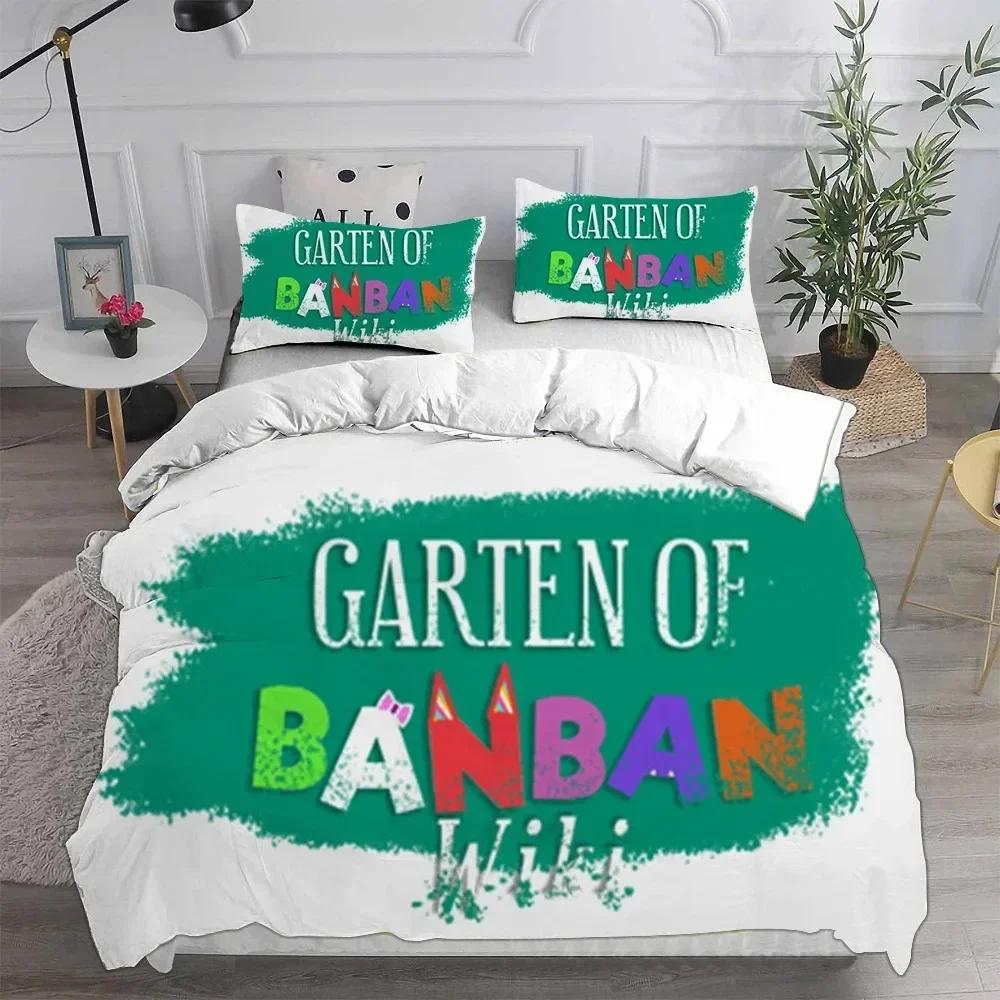3D Game Garten of Banban Printed Bed Set Duvet Cover Pillowcase Bedding Set Bed Linen Sheet Quilt Cover Full Queen King Size