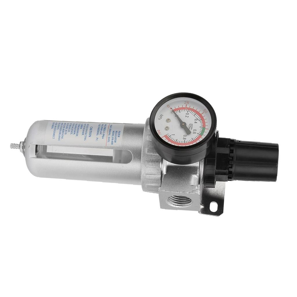BSP 1/2" Air Compressor Moisture Water Trap Filter Regulator Pneumatic Air Filter Regulator with Mount Connection