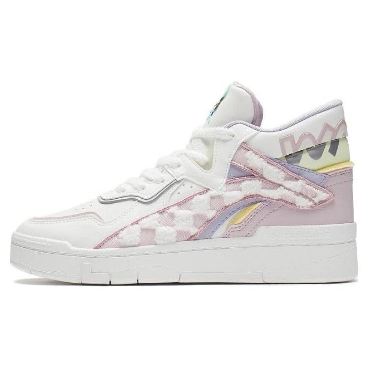 Li Ning x Disney Wave Midprm Кожаные Модные Нескользящие, Износостойкие, Легкие Высокие Кеды для Скейтборда AGCS152-2