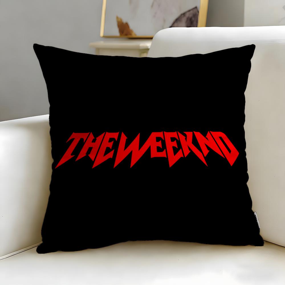 Популярный певец The Weeknd Наволочка Мягкая Легко стирающаяся Чехол для подушки Универсальный для Дивана Кровати Путешествий и Офиса