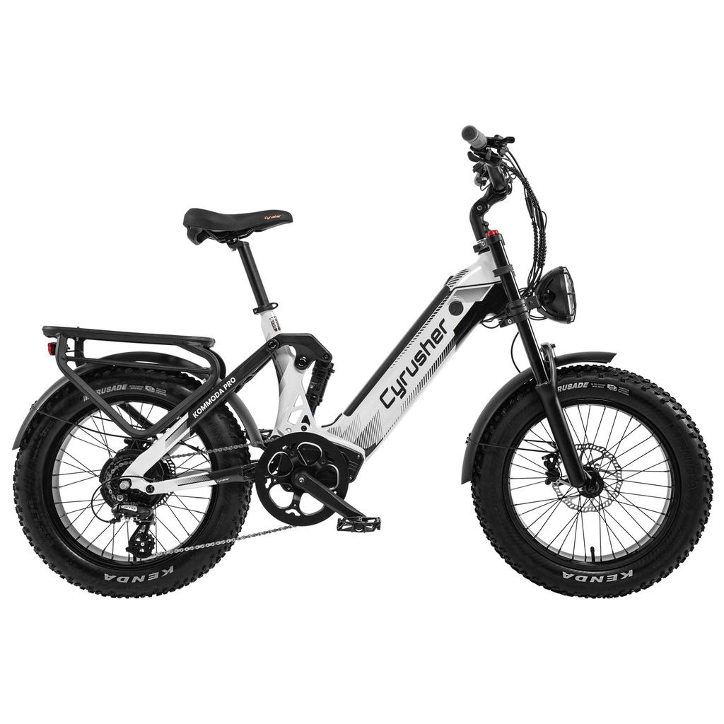 Электровелосипед Cyrusher Kommoda Pro 250 Вт Мощный Двигатель 52 В 20 Ач Аккумулятор Горный Электровелосипед 20-дюймовое Колесо Гидравлический Тормоз Электровелосипед