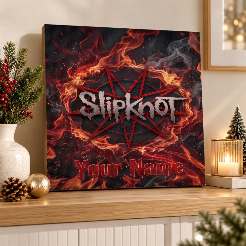 Slipknot Custom Name Text 5D Diamond Painting Kit DIY Full Drill Diamond Art Decoration