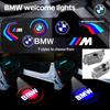 2/4 шт. светодиодный свет в двери автомобиля Логотип Welcome M X1 X2 X3 X4 X5 X6 X7 F15 E90 E92 E60 E61 E65 F01 F02 F15 F30 M5 G30 G38 освещение.