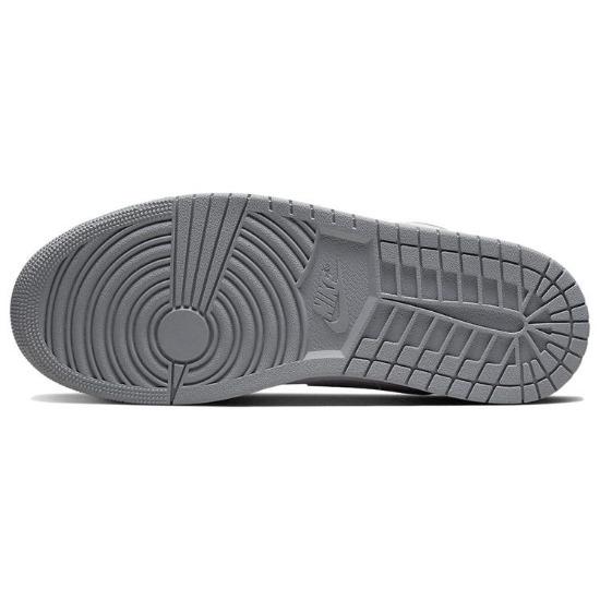 Air Jordan 1 Low Vintage Серые мужские кроссовки Stealth White Sail 553558-053