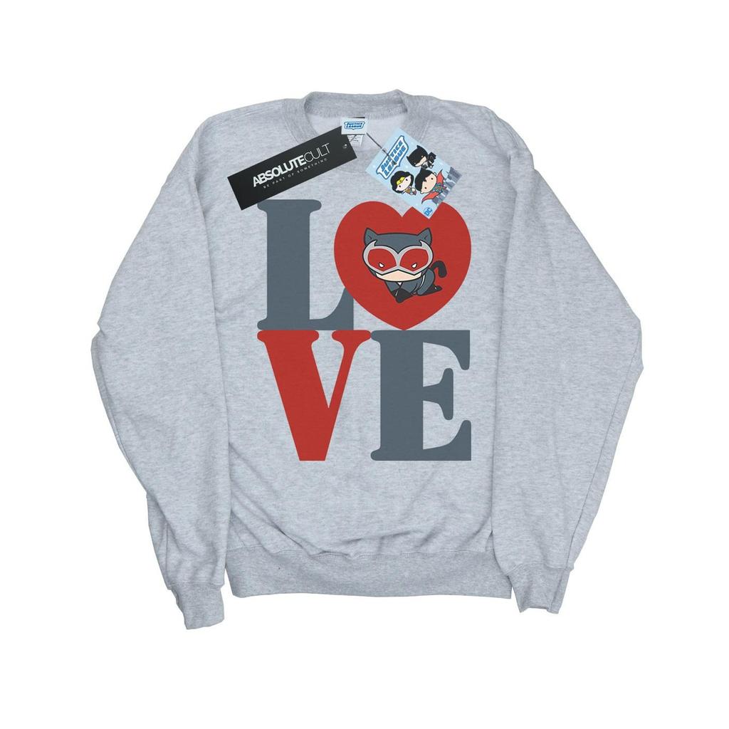 DC Comics Boys Chibi Catwoman Love Sweatshirt
