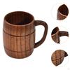Пивная кружка в форме бочки, многофункциональная минималистская классическая чашка для чая, деревянная чашка для кофе