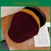 Corduroy Classic Solid Color Beret Cap With Warmth Sunshade For Gift Winter