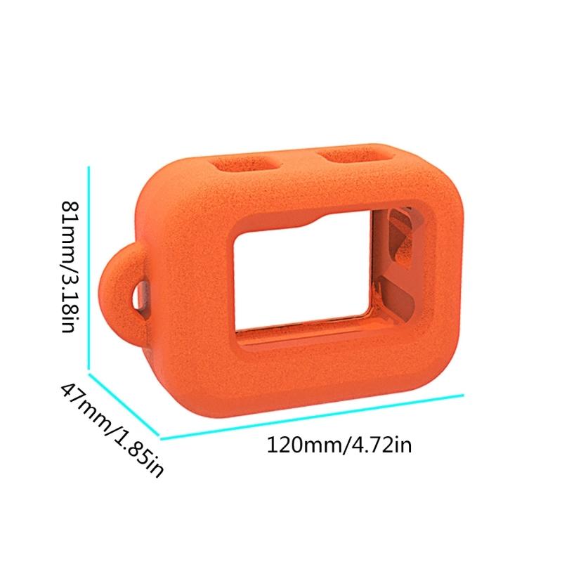 Orange EVA Case For Ace Buoyancy Protections Frame Protective Case To Prevent The Camera From Falling