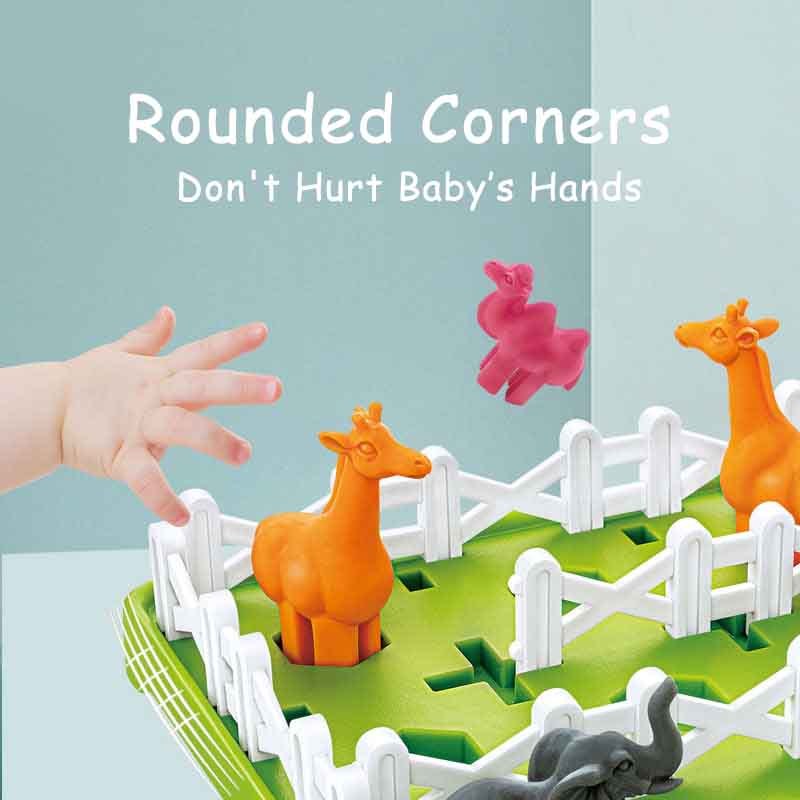 Детская 3d игрушка-головоломка, логическая игра, ферма, животное, тренировка мозга, многопользовательская интерактивная настольная игра, развивающие игрушки для детей