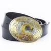 Men's Belt, Western Style Letter C Belt, Men's Fashion Belt