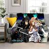 Одеяло с героями мультфильмов «Sword Art Online SAO», мягкое одеяло для дома, спальни, кровати, дивана, пикника, путешествия, офиса, детское одеяло