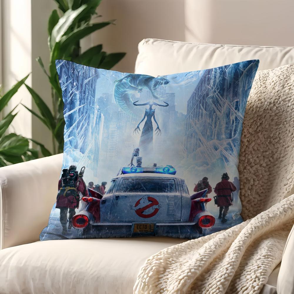 Чехол для подушки Film G-Ghostbusters F-Frozen-Empire Наволочка Мягкий, приятный для кожи и удобный, со скрытой молнией