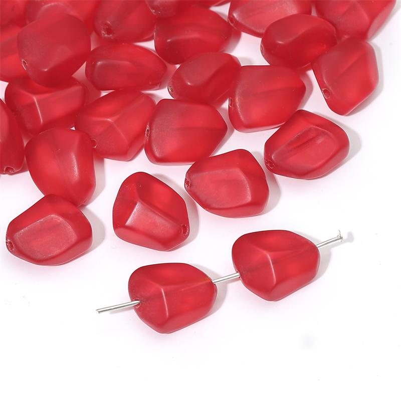 Матовые ограненные бусины из плоского камня из хрустального стекла для изготовления украшений своими руками, разных цветов