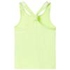 Débardeur pour enfants jaune fluo 92/104/116/128/140