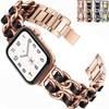 Cuban Link Bracelet for Apple Watch Band 40mm 41mm 38mm 44mm 45mm 42mm Trend Metal Belt Bracelet iWatch Serie 3 4 5 6 Se 7 Strap