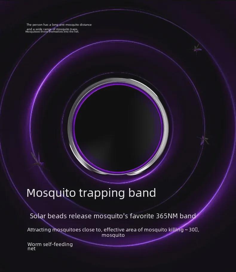 Безопасная и стильная внутренняя лампа от комаров: Электрическая ловушка без излучения, безопасная для детей