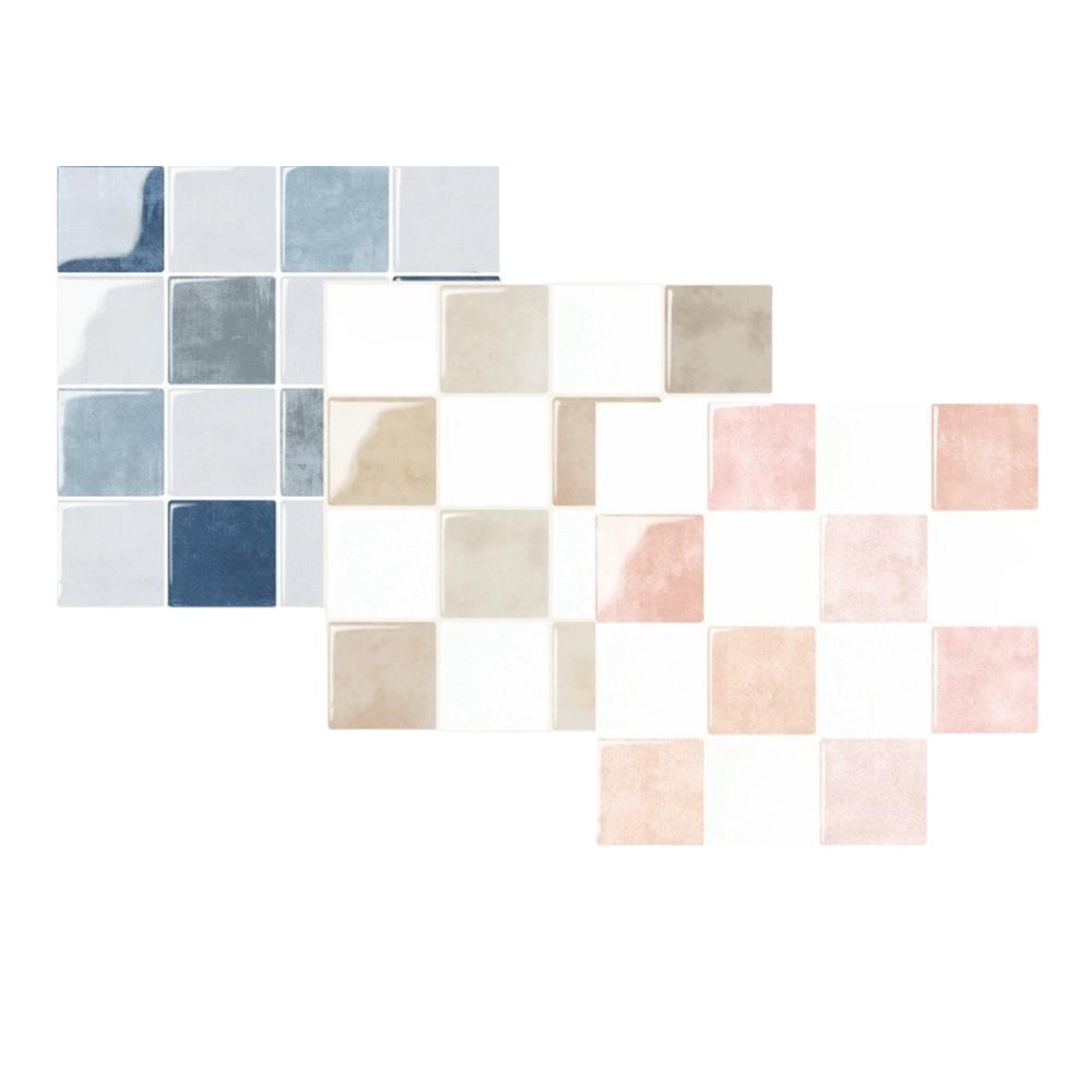 Waterproof Wallpaper Self-adhesive Stick Tile Peel and Stick Backsplash for Kitchen Bathroom