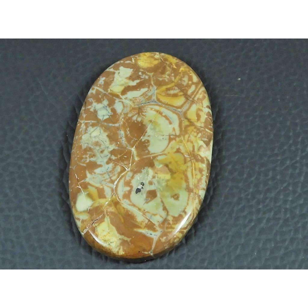 27X48X05MM Natural Bird Eye Jasper Oval Shape Cabochon Loose Gemstone 61Cts. G-287