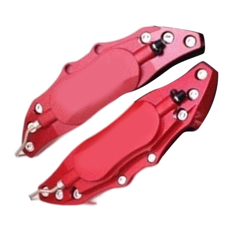 Комплект накладок на тормозные суппорты автомобиля Алюминиевый аксессуар для стайлинга автомобиля Высокопроизводительный корпус тормозного суппорта для ступицы колеса