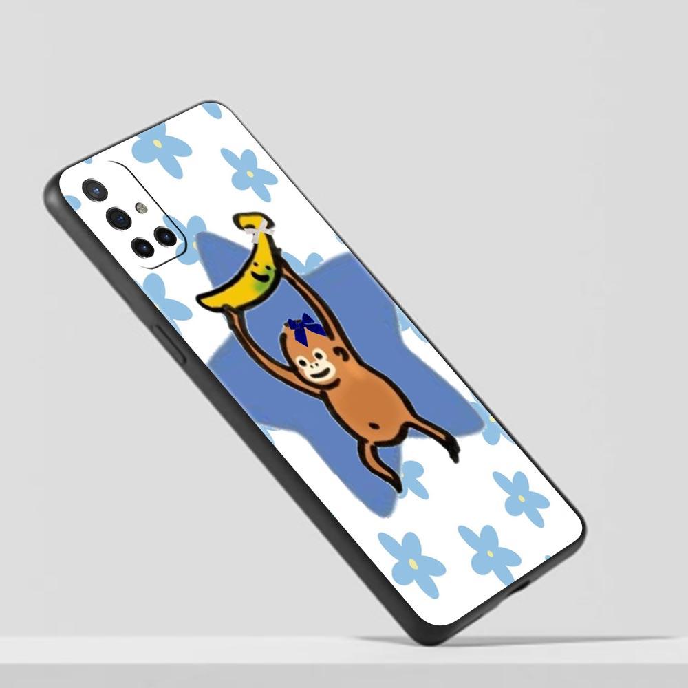 Phone Case For Oneplus 13R 13 12 10T 11 R10 Nord N100 N200 N10 9 9R CE 2 3 Z Pro Lite 5G Soft TPU Cover Monkey And Banana Capas