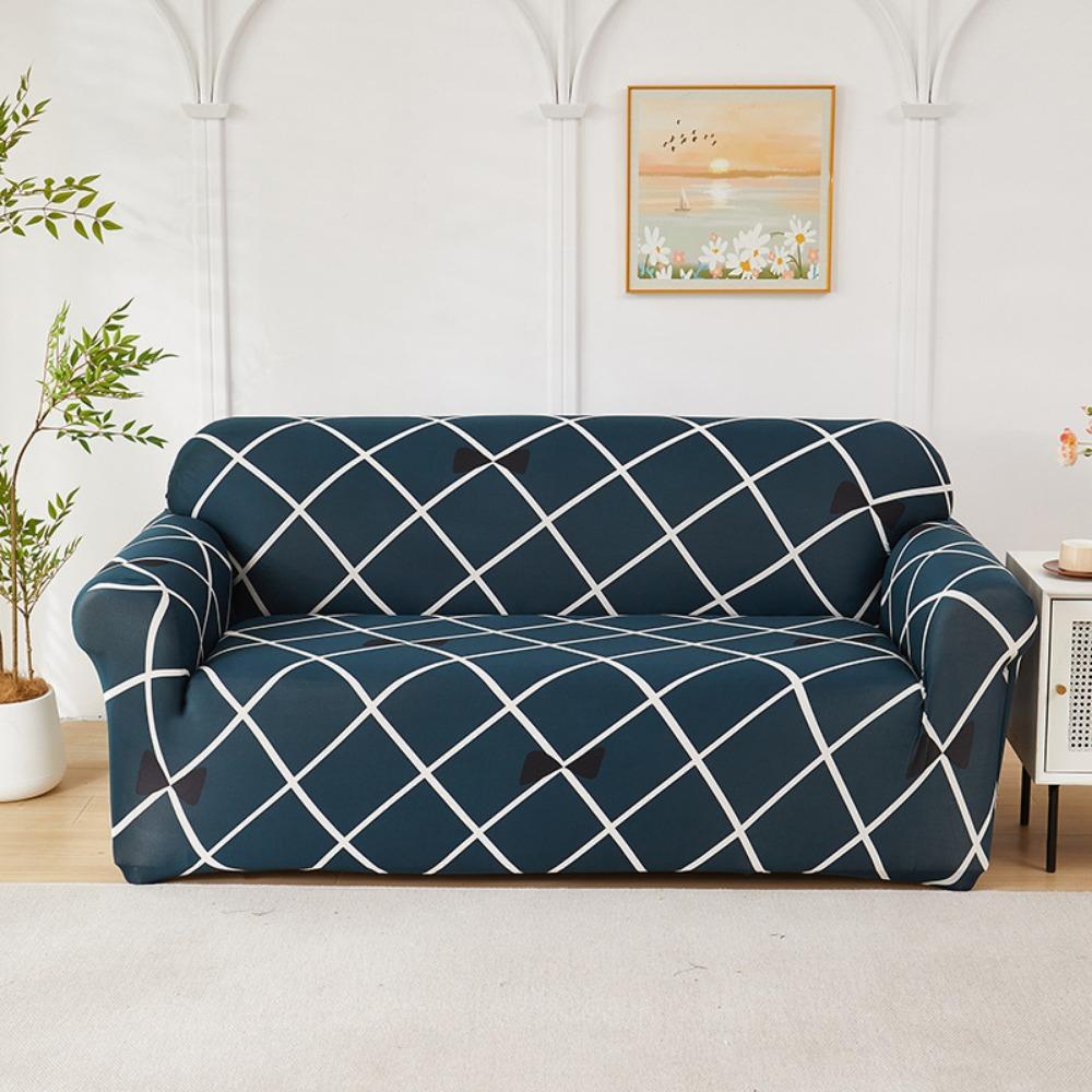 Эластичный диванный чехол с принтом Универсальный тянущийся протектор для дивана Защитник мебели