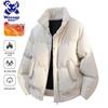 Wassup Sohot Men's American Retro Stand Collar Puffer Jacket