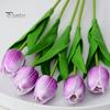 Искусственный тюльпан, реалистичный, многоразовый, красочный, поддельный цветок, свадебная вечеринка, домашний офис, центральный элемент стола, украшение из искусственных цветов