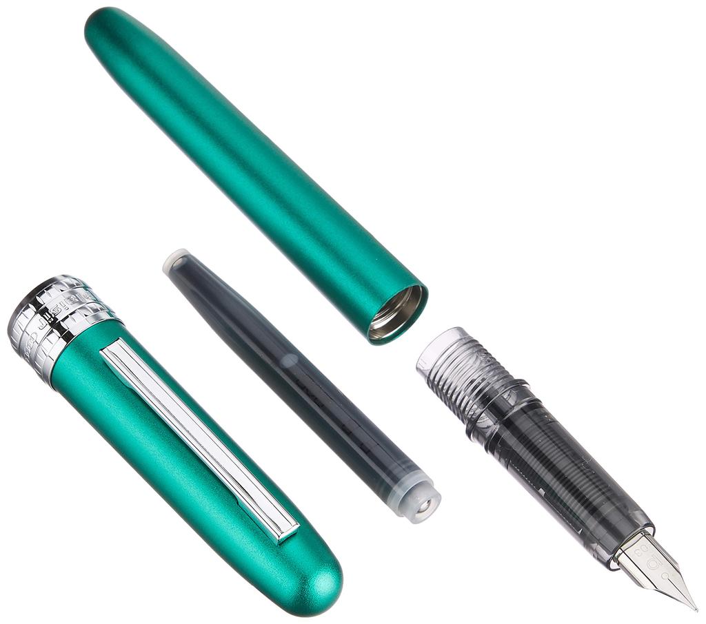 Platinum Fountain Pen Plaisir Teal Green Fine Nib PGB-1500#45-2