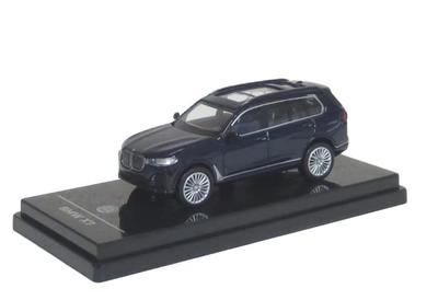 Paragon Масштабная модель BMW X7 Tanzanite Blue LHD миниатюрный автомобиль 1/64