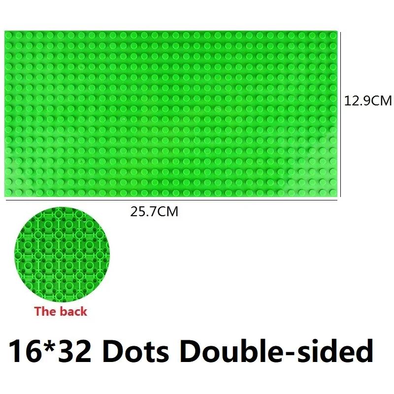 Single Double Sided Building Plates 32X32 16X16 16X32 Dots Diy Simulated Scene Building Block Base Compatible With Major Brands