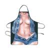 Креативный и забавный 3D-печатный водонепроницаемый и не загрязняющийся фартук