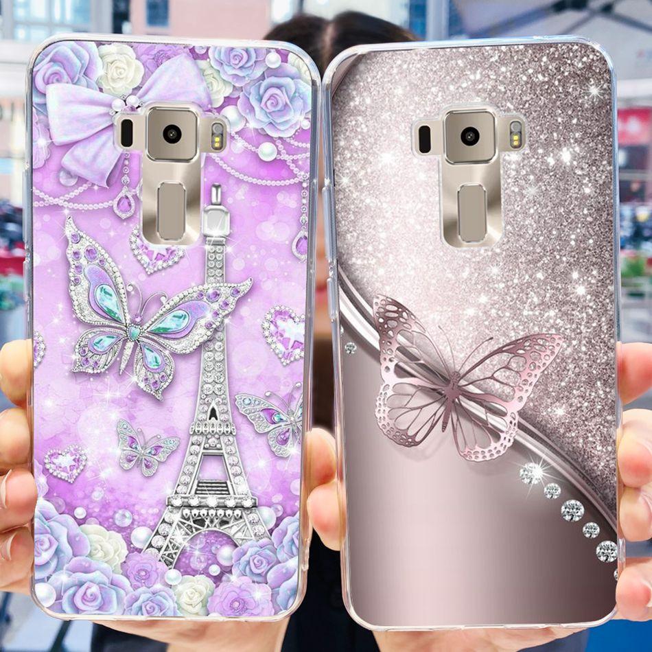 Чехол для Asus ZenFone 3 ZE520KL ZA520KL Asus ZenFone3 Z017D Z017DA Z017DB 5.2" Модный Мягкий Силиконовый TPU Задняя Крышка Телефона
