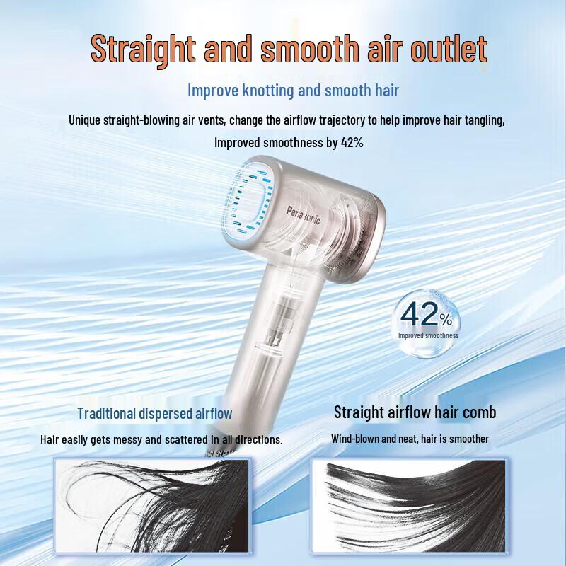 Panasonic EH-PNEGM High-Speed Negative Ion Hair Dryer with Air Comb CN plug (adapter included)
