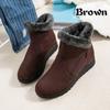 Women Fashion Winter Waterproof Ankle Rain Keep Warm Fur Footwear Boots