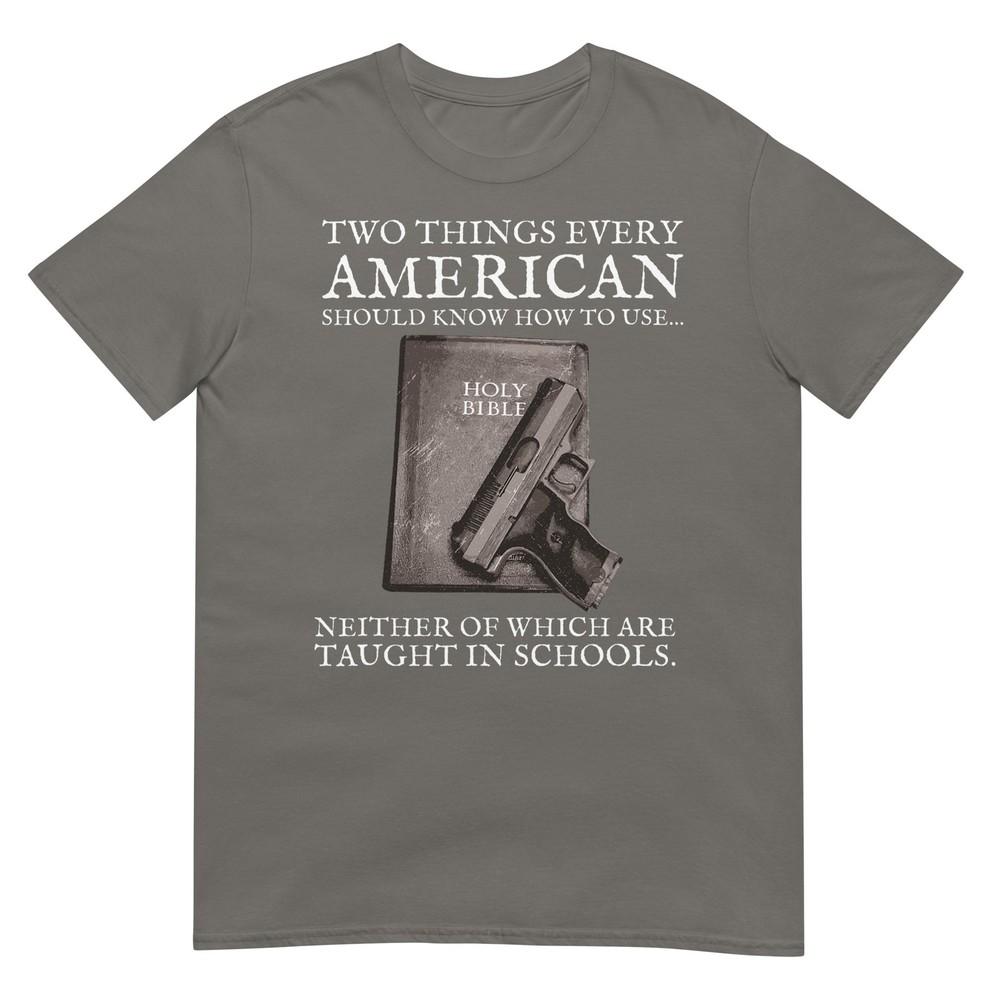 Bible And The 2nd Aunisexdunisext Gun Tshirt
