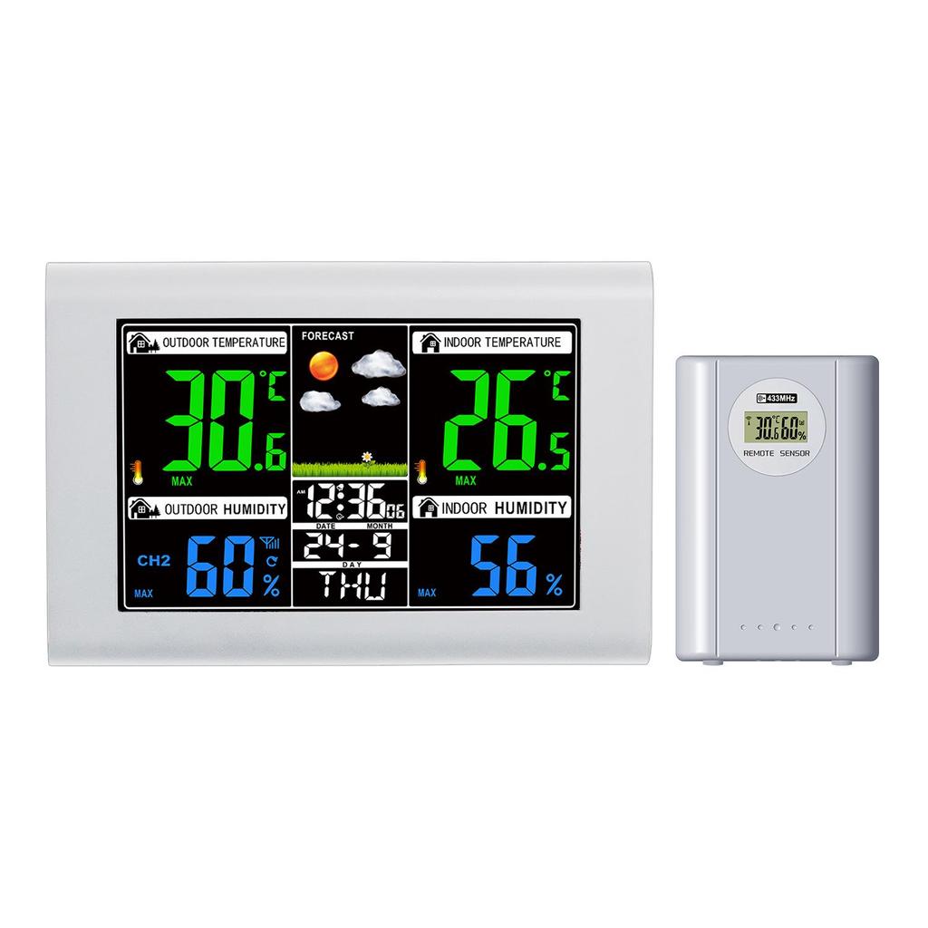 Часы с высокоточным прогнозом погоды и мониторингом температуры и влажности