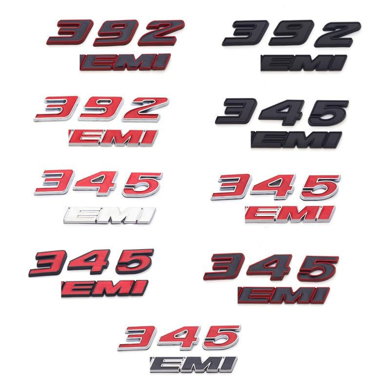 Металлический 392 6.4L Эмблема Двигателя Автомобиля Наклейки на Автомобиль Для Hemi 345 Hemi Charger Caravan Durango Caliber Journey Challenger Avenger Значок