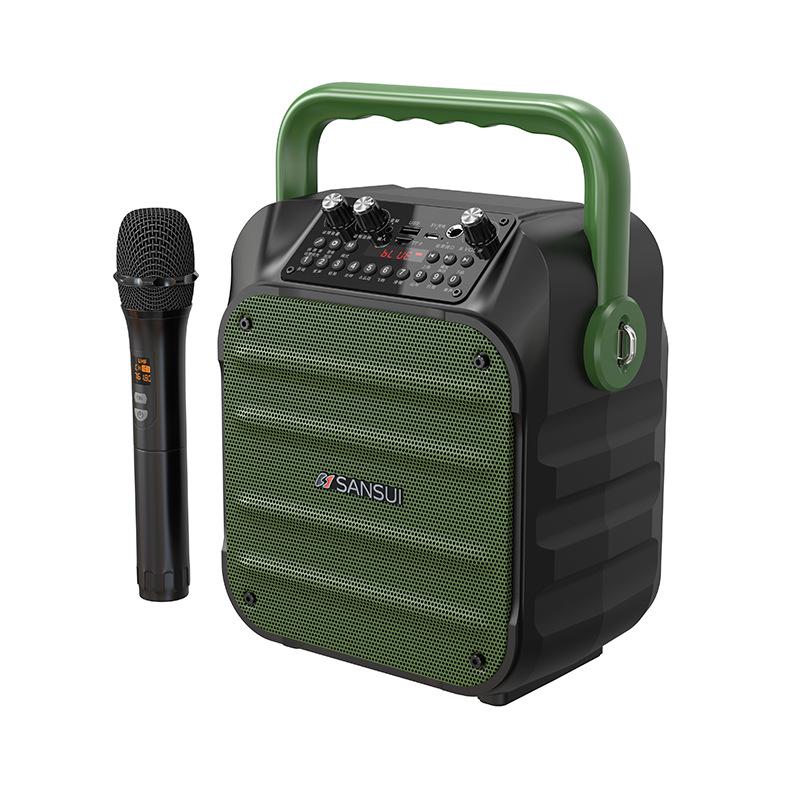Портативная Bluetooth-колонка Shanshui U11 — беспроводная, уличная, мини-колонка с улучшенными басами, идеально подходит для танцев и караоке.