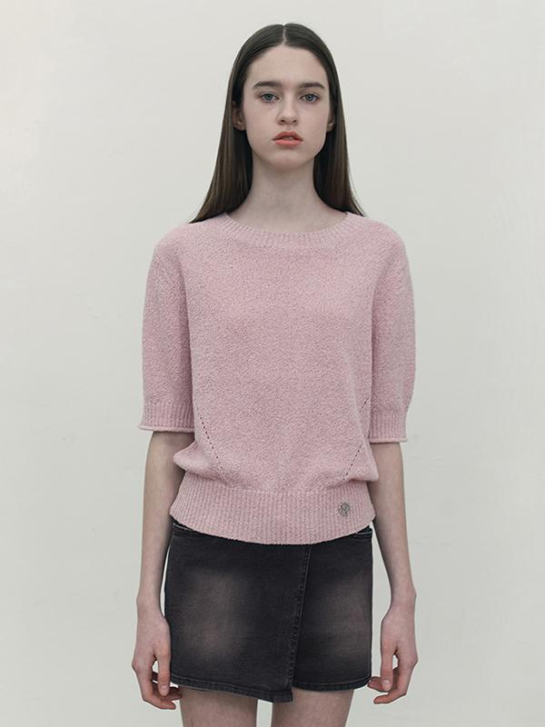 Kirsh Cherry Inner Pants Cover Denim Skirt [Charcoal]
