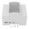 Electronic Instrument DIN Rail Power Box ABS DIN Rail Electrical Housing for Pi 5B Heat Sink
