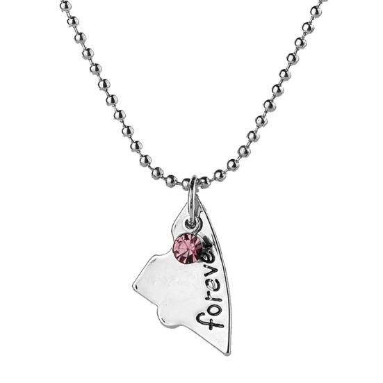 4 шт./компл. лучшие друзья сердце кулон ожерелье со стразами женские ювелирные изделия