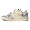 adidas Originals Forum Low Кожа Липучка Прочные Легкие Низкие Кеды для Скейтбординга Женские Кроссовки Светло-серый Фиолетовый GW4426