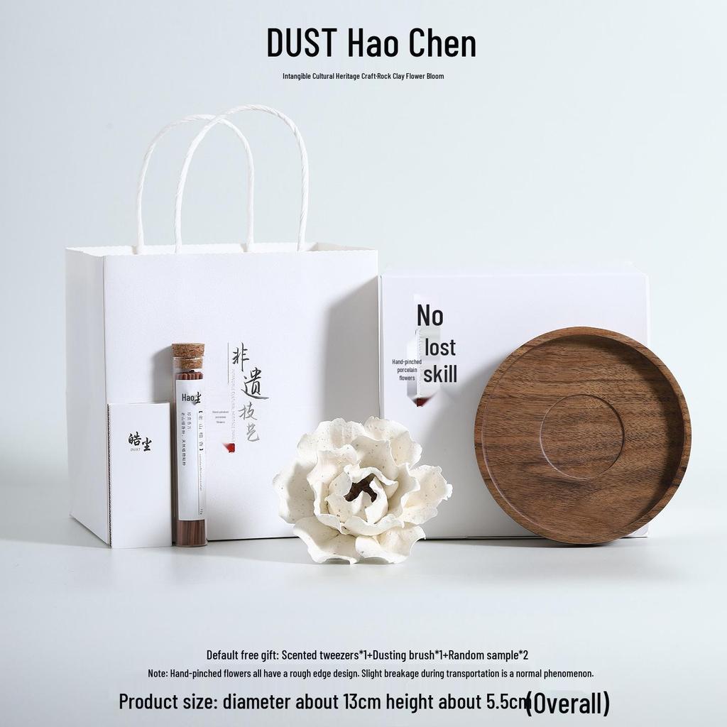 Керамический Держатель для благовоний в виде цветка, ручная работа - Китайский Аромадиффузор, Сувенир