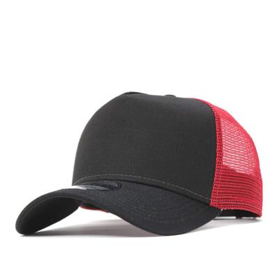 Кепка New Era 9FORTY Mesh, Черный/Алый, Универсальный размер (регулируемый)