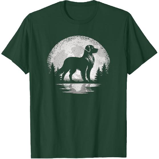 Vintage Golden Retriever Moon Men Women Golden Retriever T-Shirt