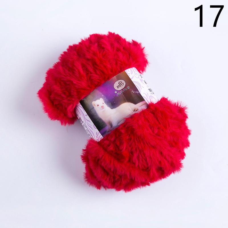 1 шт., 50 г, смешанная пряжа, норковый флис, не скатывается, пряжа для ручного вязания для свитера, шарфа, рукоделия своими руками