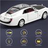 1:24 Scale Sweptail Model Car,Pull Back Vehicle Simulation Panoramic Sunroof Toy Die-cast Car,Opening Door Vehicle Collectible Decorations