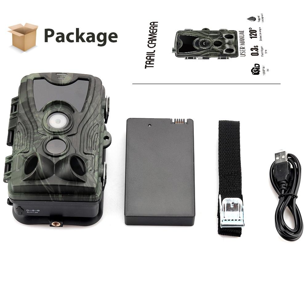 20MP 1080P Trail Hunting Camera Night Version with 5000mAh Lithium Battery Wild Surveillance Photo Trap HC801ALI