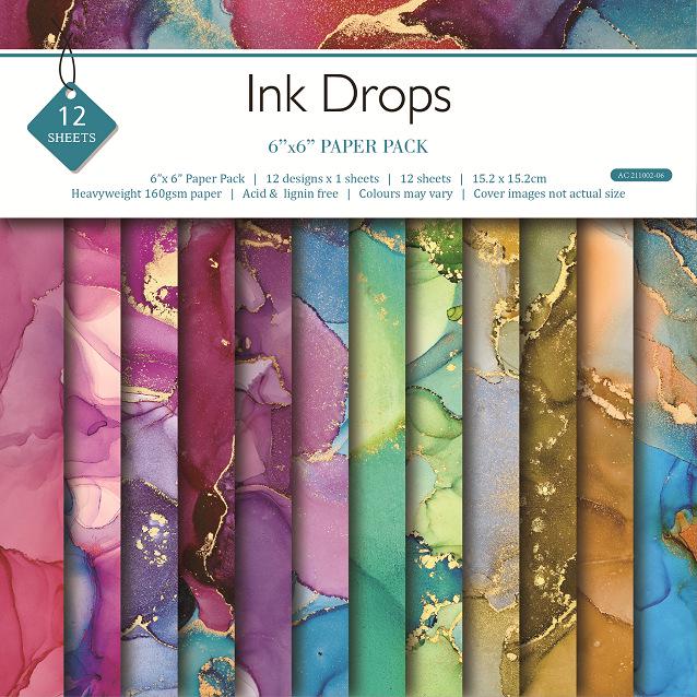 6-inch DIY Photo Album Background Paper - Single-sided, 12 Unique Designs (1 Sheet/Set)